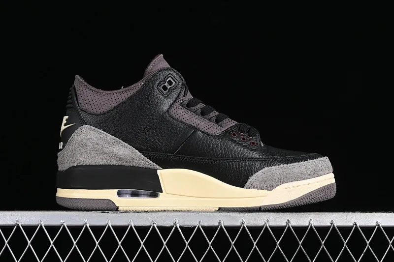 All categories Air Jordan Jordan series basketball shoes Air Jordan 3 A Ma Maniere x Air Jordan 3 Retro "Black" AJ3 Joe 3 joint model FZ4811-001